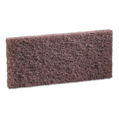 Boardwalk Heavy Duty Brown Pads, 4 x 10 inch -- 20 per case