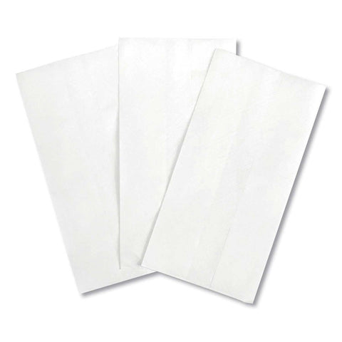 Boardwalk White Paper Tallfold Dispenser Napkins, 12 x 7 inch - 500 per pack -- 20 packs per case