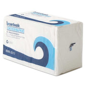 Boardwalk White 1 Ply Lunch Napkins, 12 x 12 inch -- 2400 per case