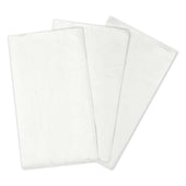 Boardwalk 2 Ply White Paper 1/8 Fold Dinner Napkins, 15 x 17 inch - 300 per pack -- 10 packs per case