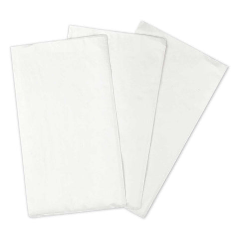 Boardwalk 2 Ply White Paper 1/8 Fold Dinner Napkins, 15 x 17 inch - 300 per pack -- 10 packs per case