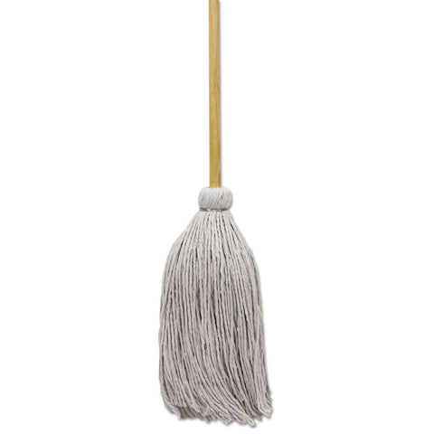 Boardwalk White Cotton Number 16 Handle Deck Cut End Mop Head -- 12 per case