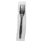 Boardwalk Black Heavyweight Wrapped Polypropylene Cutlery Fork -- 1000 per case