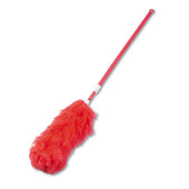 Boardwalk Assorted Colors Lambswool Extendable Duster with 35 to 48 inch Extends Plastic Handle