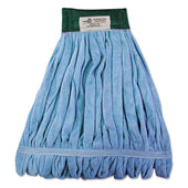 Boardwalk Blue Microfiber Looped End Wet Mop Head