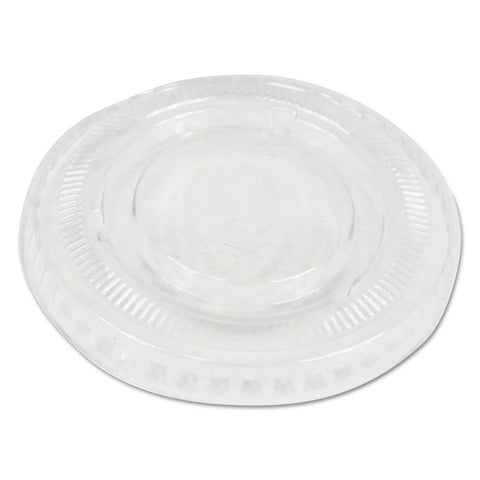 Boardwalk Clear Souffle Portion Cup Lids for 2 Ounce Cups -- 2500 per case