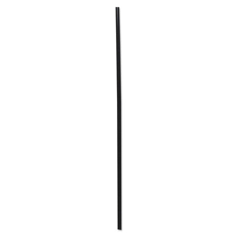 Boardwalk Black Cocktail Straws, 8 inch -- 5000 per case