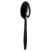 Boardwalk Black Heavyweight Polypropylene Cutlery Teaspoon -- 1000 per case