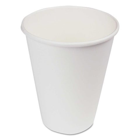 Boardwalk White Paper Hot Cups, 12 Ounce -- 1000 per case