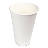 Boardwalk White Paper Hot Cups, 16 Ounce -- 1000 per case