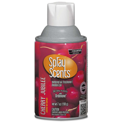 Champion Sprayon Spray Scents Cherry Jubilee Metered Air Freshener Refill, 7 Ounce Aerosol -- 12 per case
