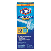 Clorox Blue/White Disinfecting Toiletwand Refill Head - 10 per pack -- 6 packs per case