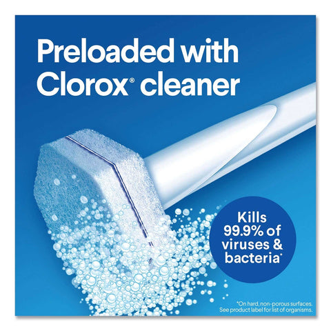 Clorox Blue/White Disinfecting Toiletwand Refill Head - 10 per pack -- 6 packs per case