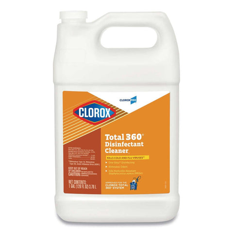 Clorox Total 360 Disinfectant Cleaner, 128 Ounce Bottle -- 4 per case