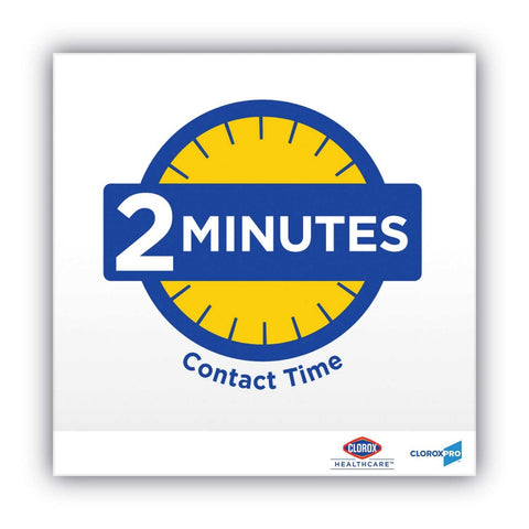 Clorox Healthcare White 1 Ply Versasure Cleaner Disinfectant Wipes, 6.75 x 8 inch - 85 per canister -- 6 canisters per case