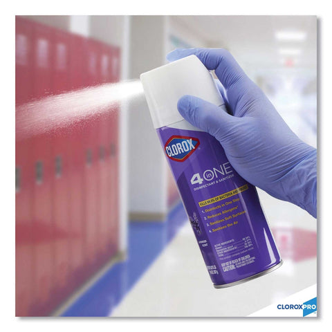 Clorox Lavender 4 In One Disinfectant and Sanitizer, 14 Ounce Aerosol Spray -- 12 per case