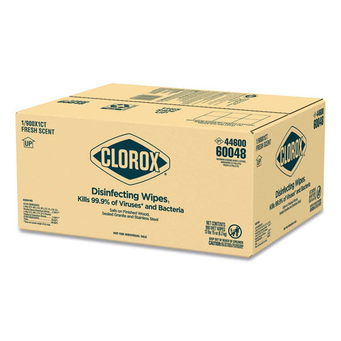 Clorox Individually Wrapped Fresh Scent Disinfecting Wipes, 7 x 8 inch -- 900 per case