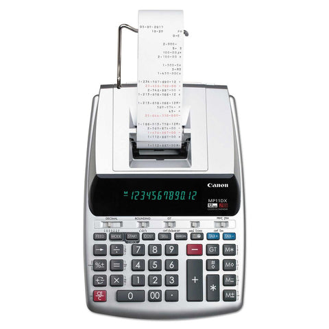 Canon MP11DX-2 Black/Red Print Printing Calculator