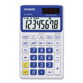 Casio Blue 8-Digit LCD Handheld Calculator, 2.75 x 4.62 inch