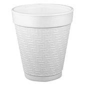 Dart Expanded Polystyrene White Small Insulated Foam J Cup, 10 Ounce -- 1000 per case