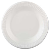 Dart Quiet Classic Extruded Polystyrene White Laminated Foam Plate, 10 1/4 inch -- 500 per case