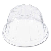 Dart Oriented Polystyrene Clear D-T Sundae and Cold Cup Lid for 12 Ounce Foam Cups -- 1000 per case