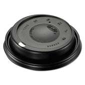 Dart High Impact Polystyrene Black Cappuccino Dome Sipper Lid Only -- 1000 per case