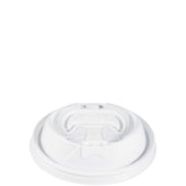 Dart Container Optima White Lift Look and Reclosable Travel Lid Only, 16 Ounce -- 1000 per case.