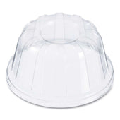 Dart Oriented Polystyrene Clear D-T Sundae and Cold Cup Lid for 5-32 Ounce Cups -- 1000 per case