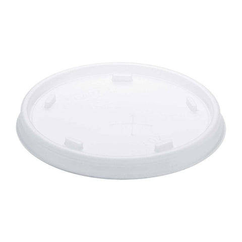 Dart High Impact Polystyrene Translucent Straw Slot Cold Cup Lid Only -- 1000 per case