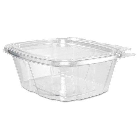 Dart Clearpac SafeSeal PET Clear Tamper Resistant Tamper Evident Container, 16 Ounce -- 200 per case