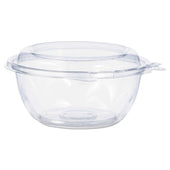 Dart SafeSeal PET Clear Tamper Resistant Tamper Evident Bowl with Dome Lid, 12 Ounce -- 240 per case