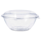 Dart SafeSeal PET Clear Tamper Resistant Tamper Evident Bowl with Dome Lid, 24 Ounce -- 150 per case