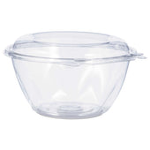 Dart SafeSeal PET Clear Tamper Resistant Tamper Evident Bowl with Dome Lid, 32 Ounce -- 150 per case