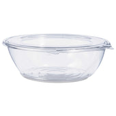 Dart SafeSeal PET Clear Tamper Resistant Tamper Evident Bowl with Flat Lid, 48 Ounce -- 100 per case