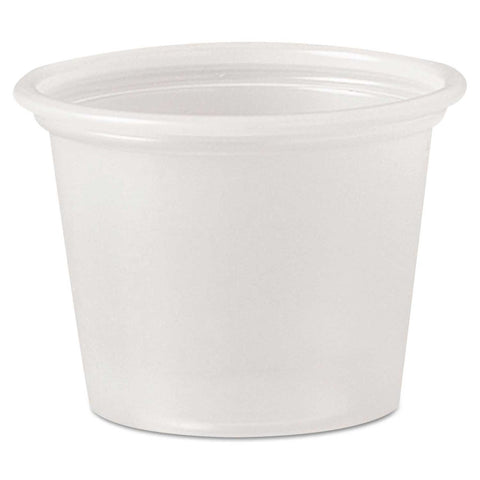 Dart Translucent Polystyrene Portion Cup, 1 Ounce -- 2500 per case