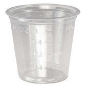 Dart Solo Plastic Clear Medical and Dental Cup, 1 Ounce -- 5000 per case