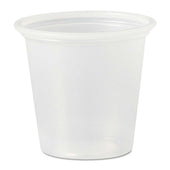 Dart Polystyrene Translucent Souffle Portion Cup, 1 1/4 Ounce -- 2500 per case