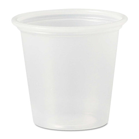 Dart Polystyrene Translucent Souffle Portion Cup, 1 1/4 Ounce -- 2500 per case