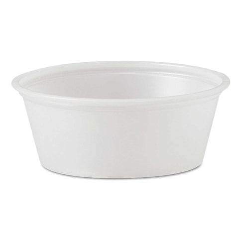Dart Polystyrene Translucent Souffle Portion Cup, 1.5 Ounce -- 2500 per case