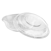 Dart PresentaBowls PET Clear Bowl and Lid, 24 Ounce - 63 per pack -- 2 packs per case