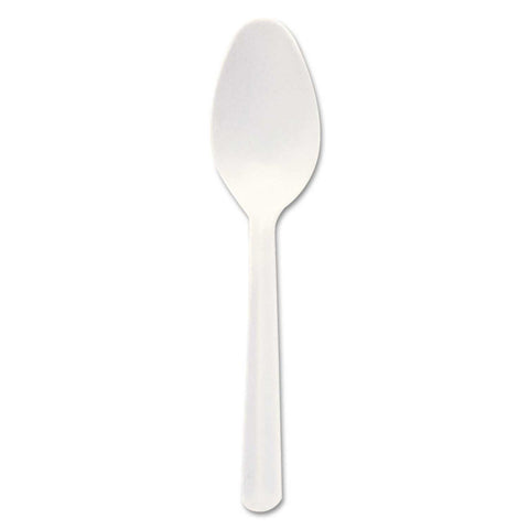 Dart Bonus Light Weight Polypropylene White Teaspoon, 5 inch -- 1000 per case