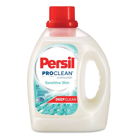 Persil ProClean 64 Loads Sensitive Skin Power Liquid Laundry Detergent, 100 Ounce Bottle -- 4 per case