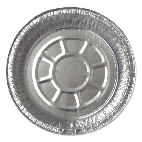 Durable Packaging Aluminum Silver Round Carryout Container, 22 Gauge -- 500 per case