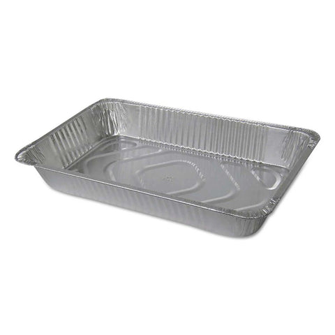 Durable Packaging Aluminum Silver Full Size Deep Steam Table Pan, 55 Gauge -- 50 per case