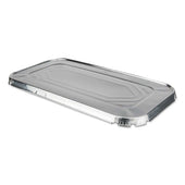 Durable Packaging Aluminum Steam Table Lid for Third Size Pan -- 100 per case