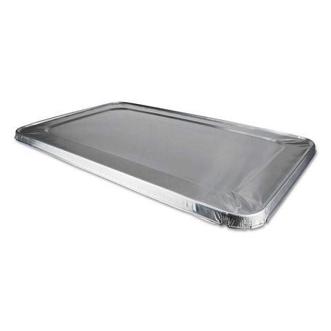 Durable Packaging Aluminum Steam Table Lid for Rolled Edge Full Size Pan -- 50 per case