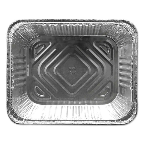 Durable Packaging 35 Gauge Aluminum Silver Half Size Deep Steam Table Pan, 120 Ounce -- 100 per case