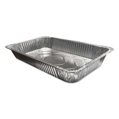 Durable Packaging Aluminum Silver Full Size Deep Steam Table Pan, 63 Gauge -- 50 per case
