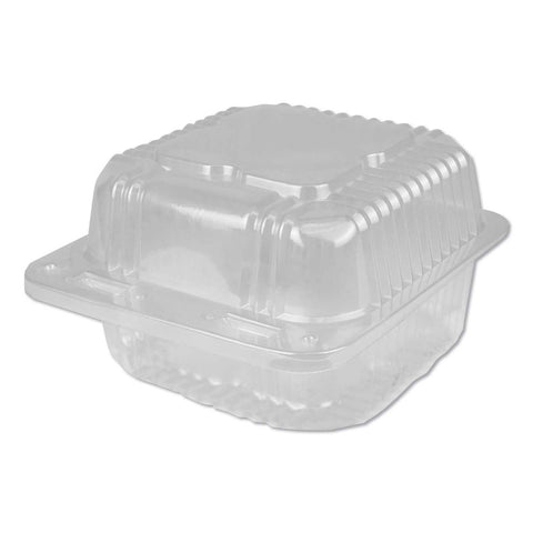 Durable Packaging Plastic Clear Hinged Lid Carryout Container, 28 Ounce -- 500 per case